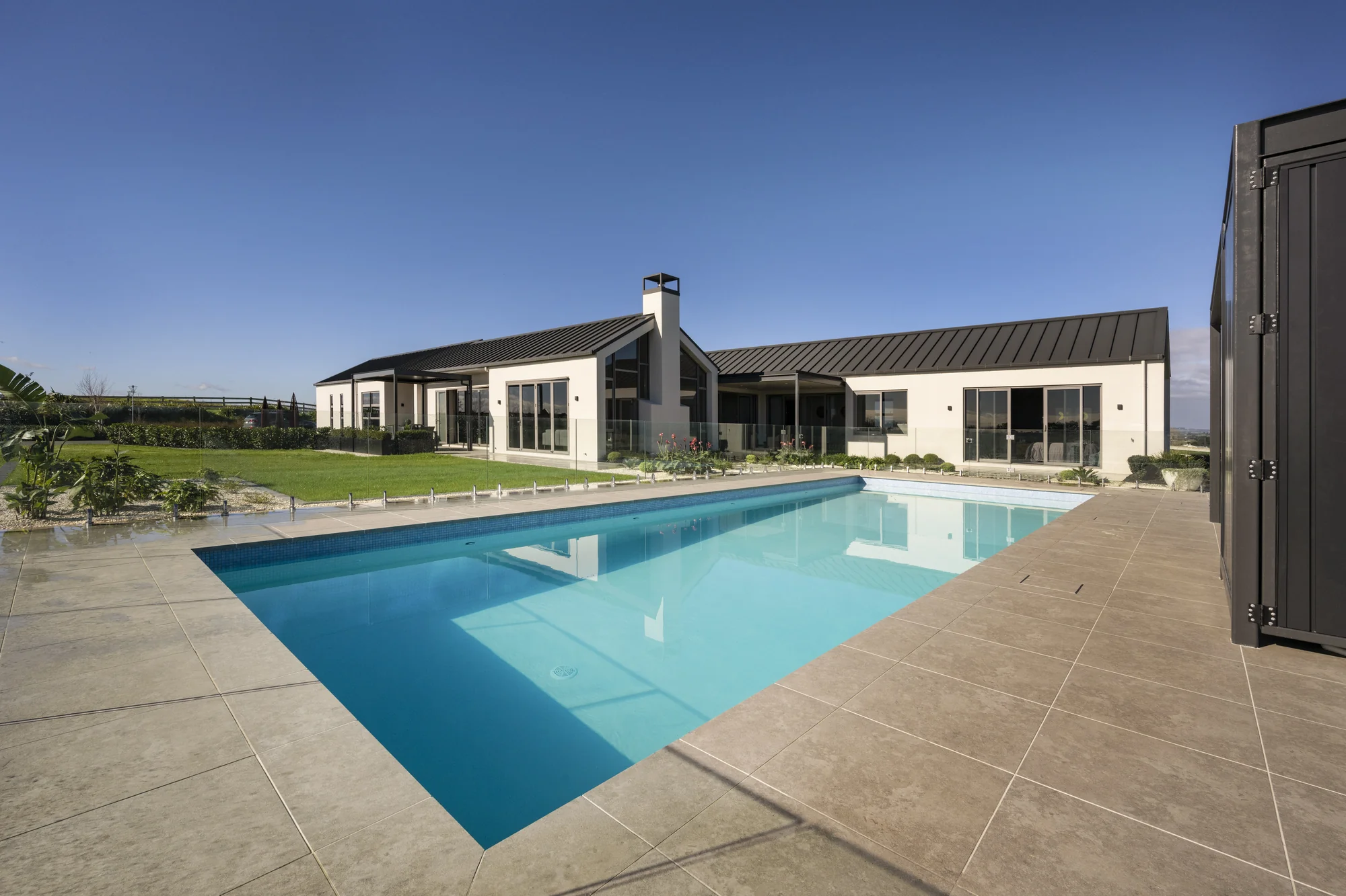 Custom pool built by Incredible Pools